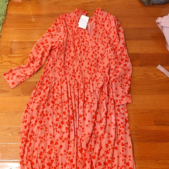 Pink and red h&m dress - Picture 1 of 2